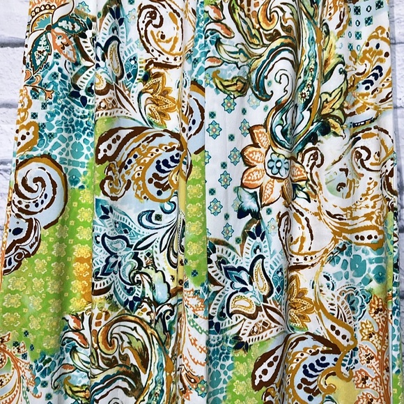 Chico’s Petite Yogi Print Palazzo Pants - Picture 5 of 6